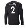 Herren Fußballbekleidung Manchester City Kyle Walker #2 Auswärtstrikot 2022-23 Langarm